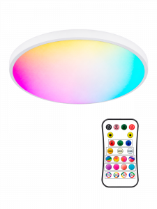 Светильник потолочный круглый с пультом RGB Огонёк OG-LDP31